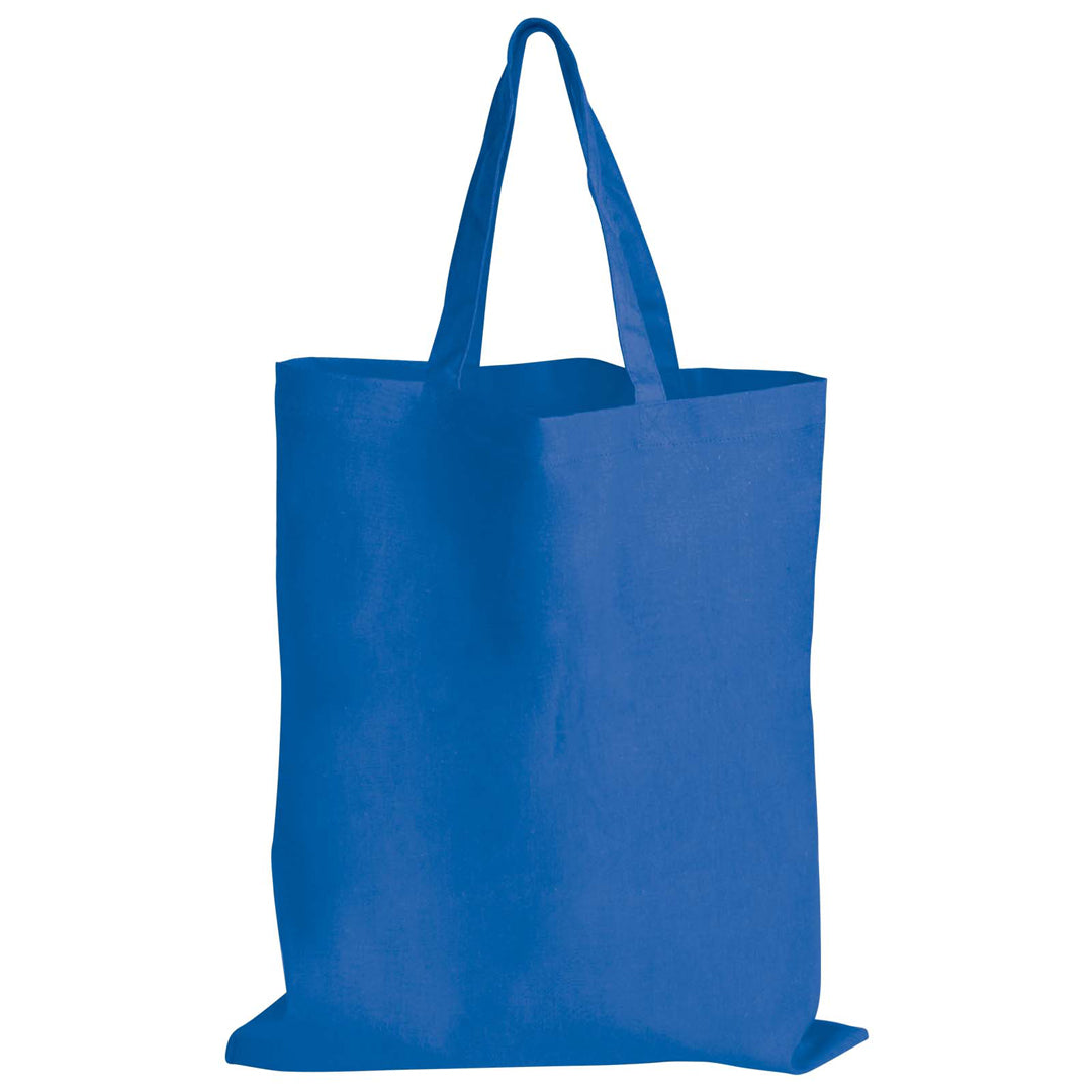 House of Uniforms The Coloured Short Handle Tote Bag Logo Line Dark Blue