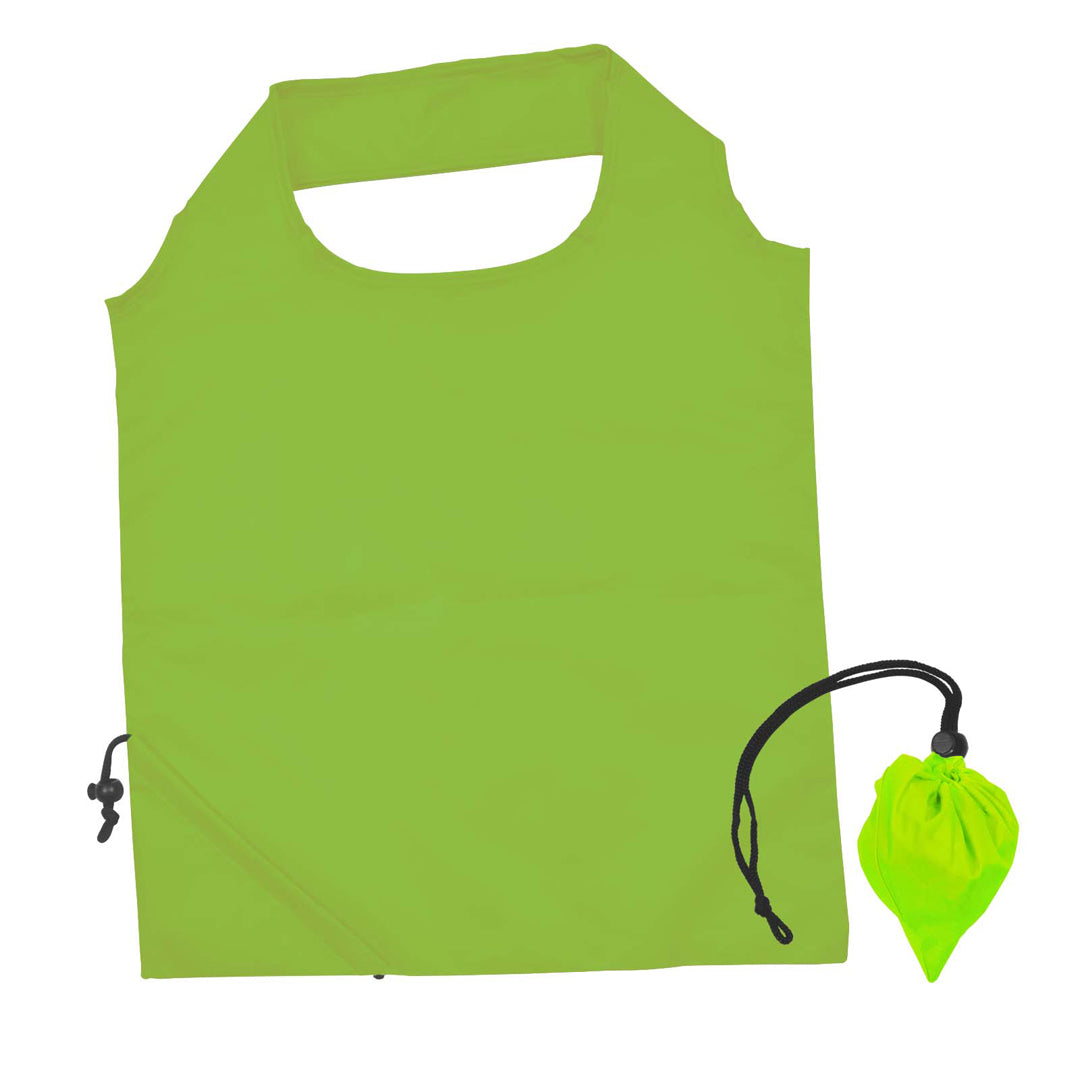 House of Uniforms The Sprint Folding Shopping Bag Logo Line Green