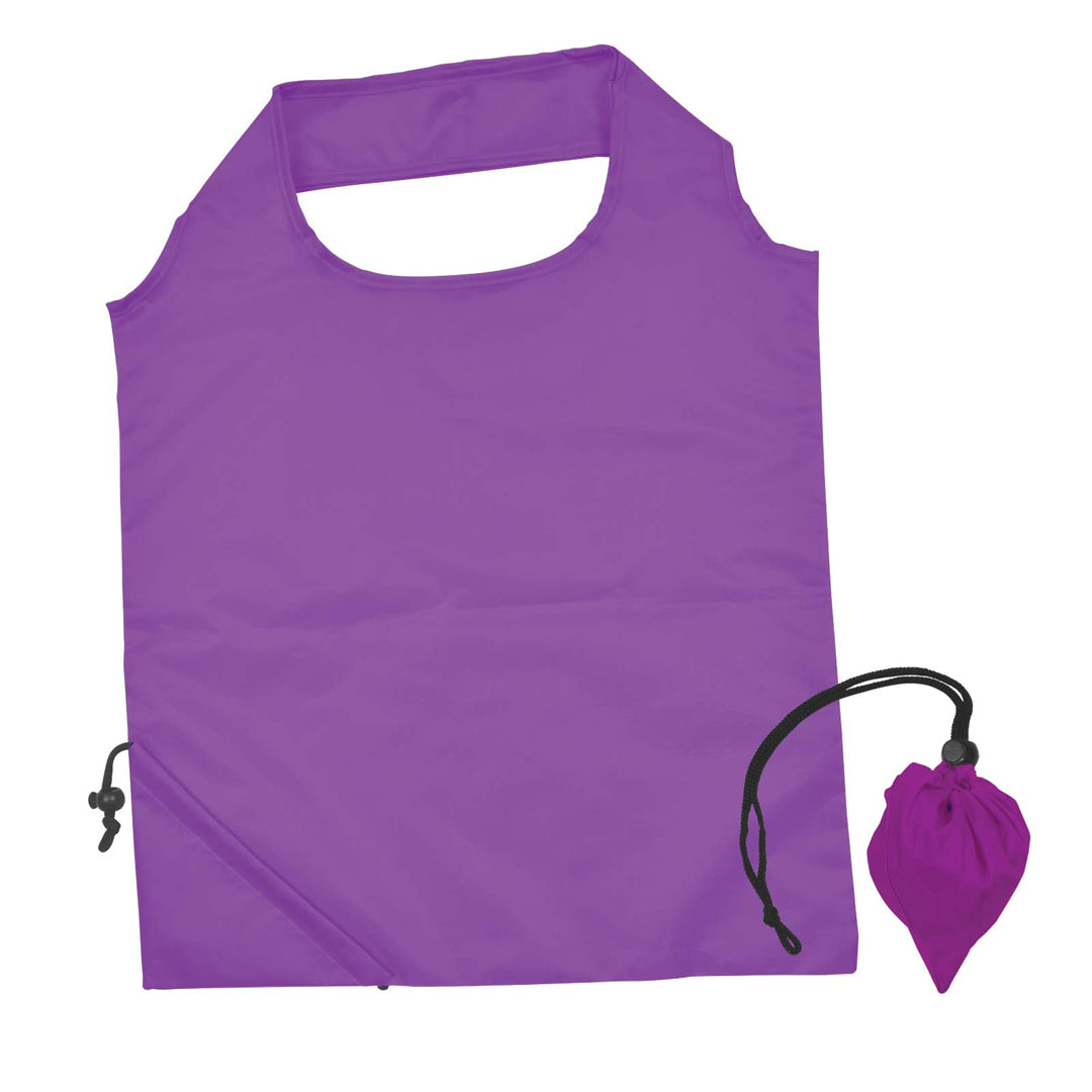 House of Uniforms The Sprint Folding Shopping Bag Logo Line Purple