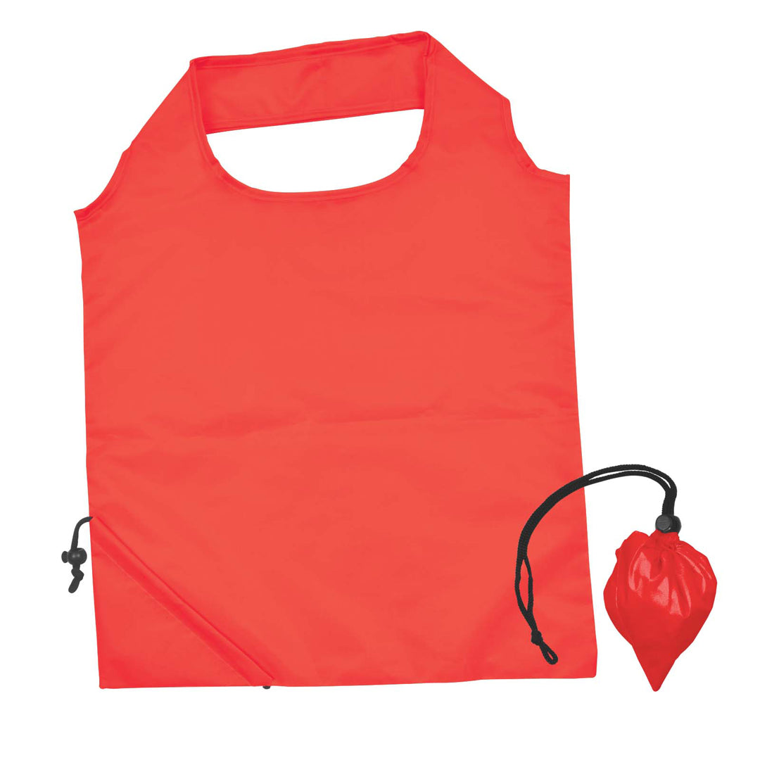 House of Uniforms The Sprint Folding Shopping Bag Logo Line Red