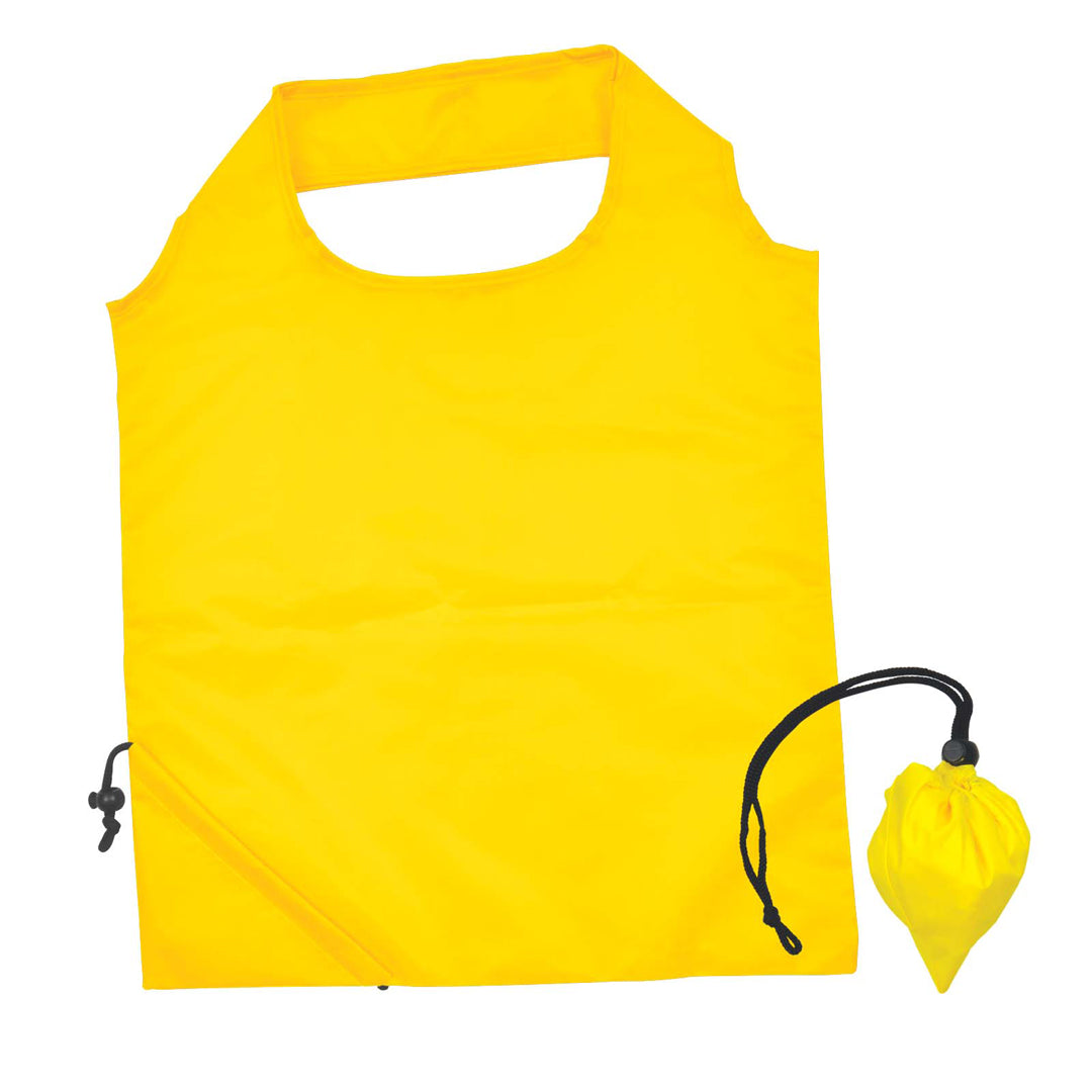 House of Uniforms The Sprint Folding Shopping Bag Logo Line Yellow