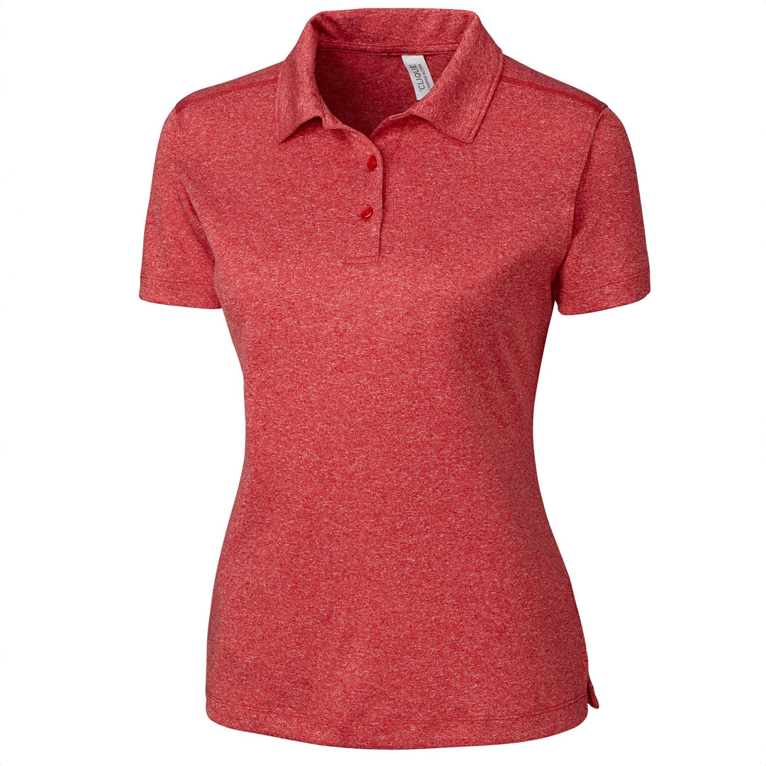 House of Uniforms The Charge Active Polo | Ladies Cutter and Buck Red