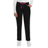 House of Uniforms The Mid Rise Drawstring Tapered Leg Scrub Pant | Ladies Med Couture Black