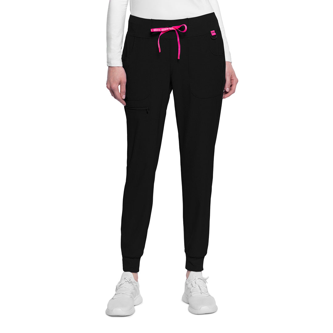 House of Uniforms The Mid Rise Jogger | Ladies Med Couture Black