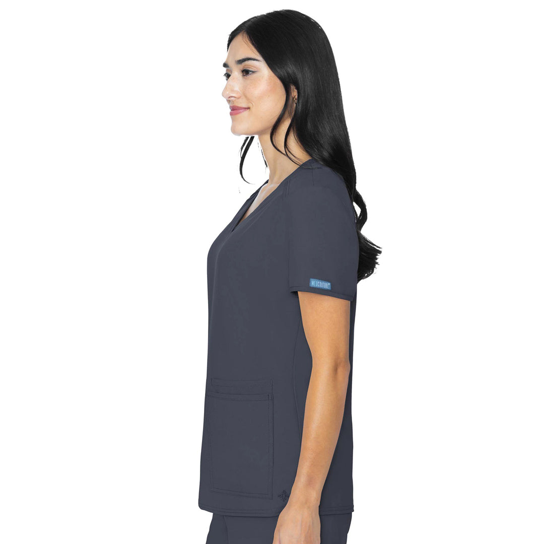 House of Uniforms The 3 Pocket V Neck Top | Ladies Med Couture