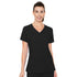 House of Uniforms The Side Pocket V Neck Top | Ladies Med Couture Black