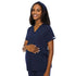 House of Uniforms The V Neck Maternity Scrub Top Med Couture Navy