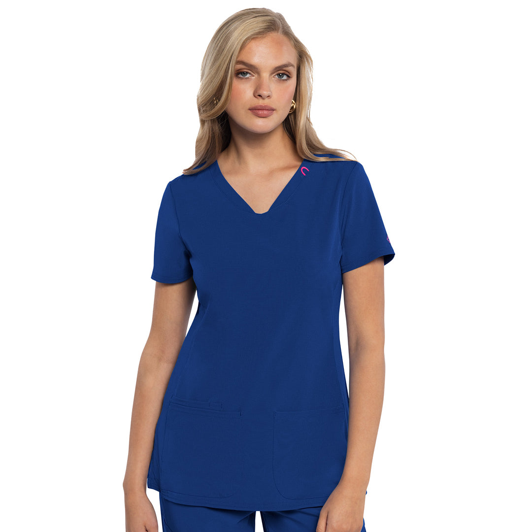 House of Uniforms The Shaped V Neck Scrub Top | Ladies Med Couture Royal