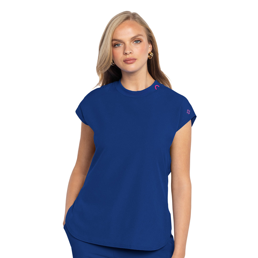 House of Uniforms The Round Neck Tuckable Top | Ladies Med Couture Royal