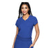 House of Uniforms The Quarter Zip V-Neck Tuckable Top | Ladies Med Couture Royal