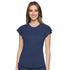 House of Uniforms The Lettuce Edged Top | Short Sleeve Med Couture Navy