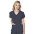 House of Uniforms The Raglan Sleeve Scrub Top | Ladies Med Couture Pewter