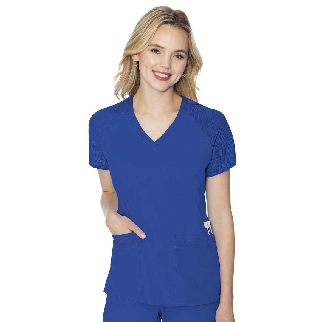 House of Uniforms The Raglan Sleeve Scrub Top | Ladies Med Couture Royal