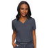 House of Uniforms The V Neck Tuck In Scrub Top | Ladies Med Couture Pewter