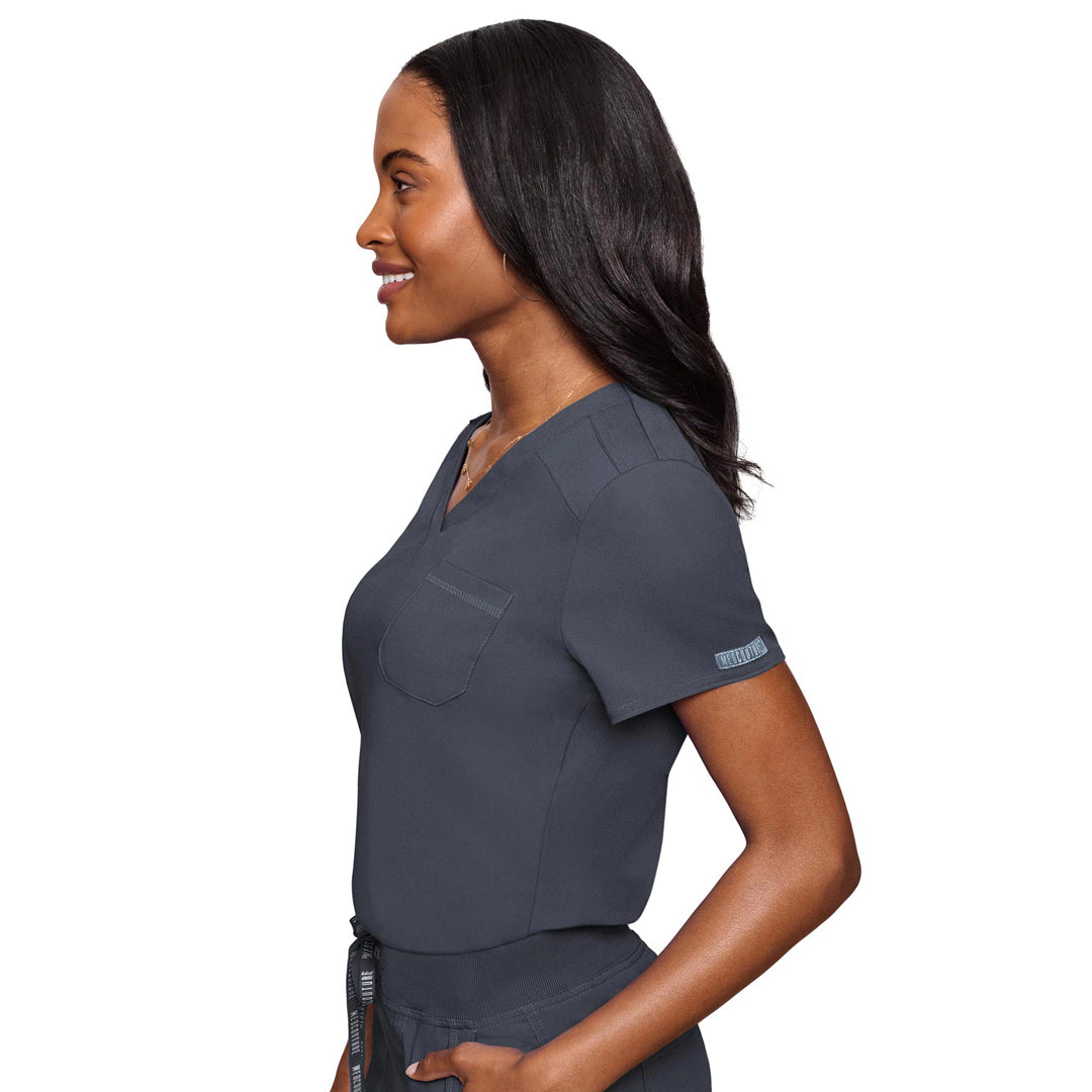 House of Uniforms The V Neck Tuck In Scrub Top | Ladies Med Couture