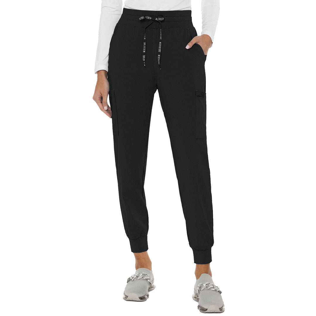 House of Uniforms The Double Cargo Jogger | Ladies Med Couture Black