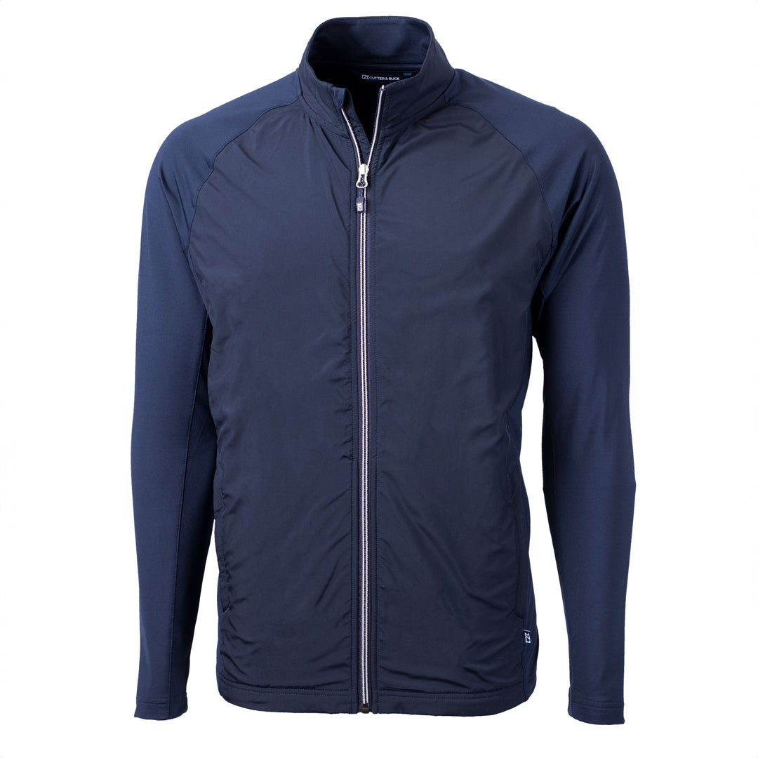 House of Uniforms The Adapt Full Zip Top | Mens Cutter and Buck Navy