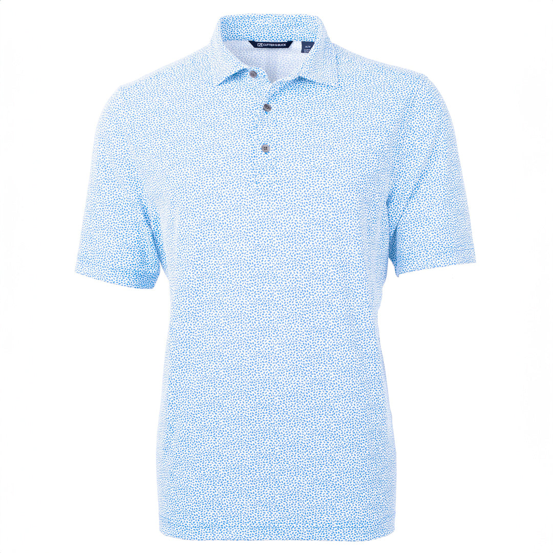 House of Uniforms The Virtue Botanical Print Polo | Mens Cutter and Buck Atlas