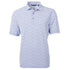 House of Uniforms The Virtue Botanical Print Polo | Mens Cutter and Buck Navy