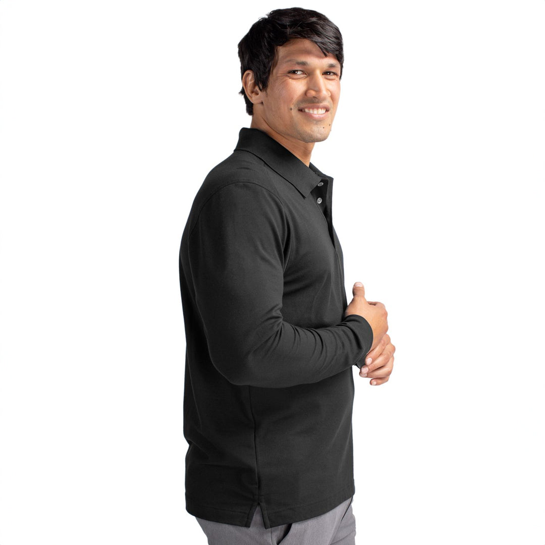 House of Uniforms The Advantage Polo | Long Sleeve | Mens Cutter and Buck 