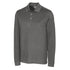 House of Uniforms The Advantage Polo | Long Sleeve | Mens Cutter and Buck Grey