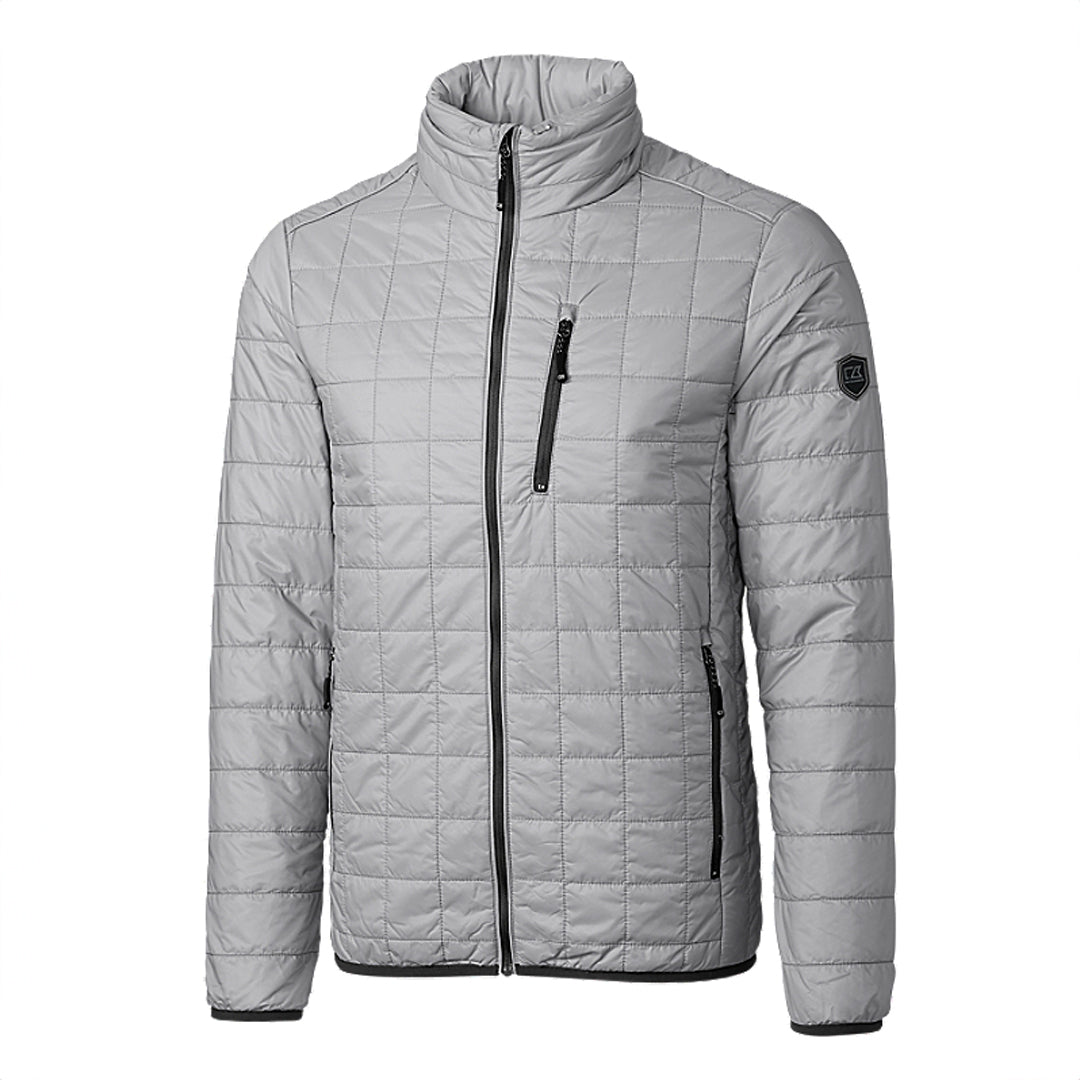 House of Uniforms The Rainier Jacket | Mens Cutter and Buck Silver