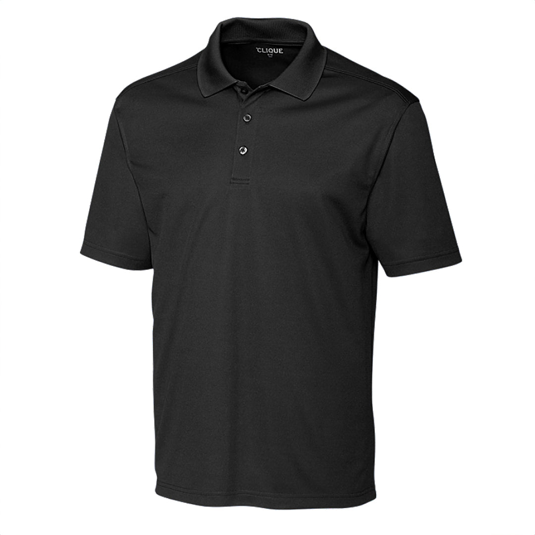 House of Uniforms The Spin Dye Polo | Mens Cutter and Buck Black