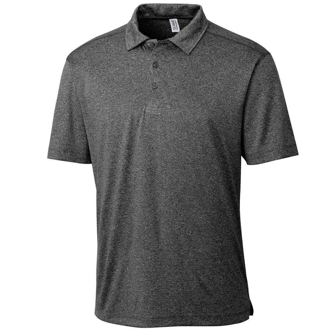 House of Uniforms The Charge Active Polo | Mens Cutter and Buck Black