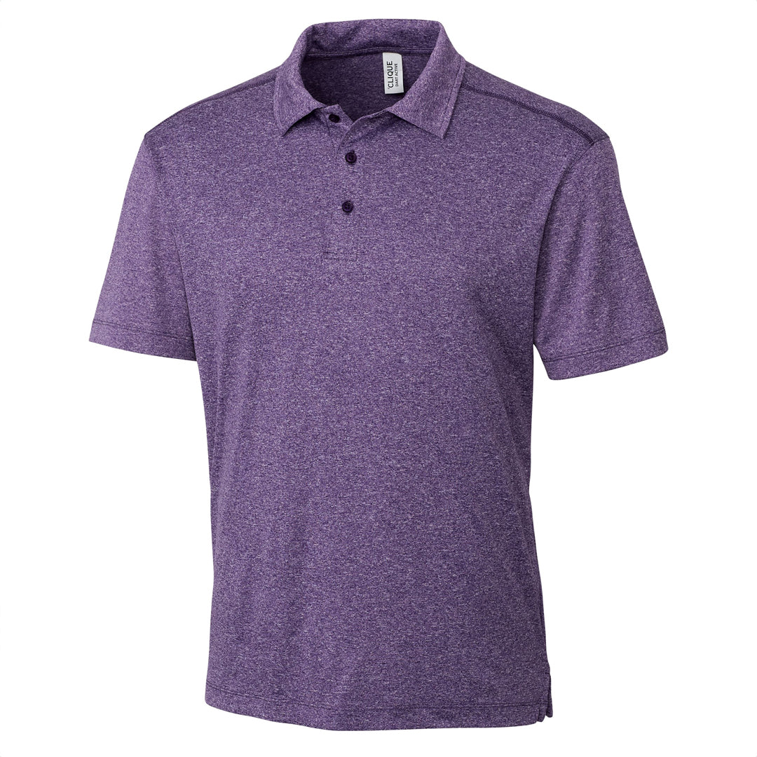 House of Uniforms The Charge Active Polo | Mens Cutter and Buck Purple