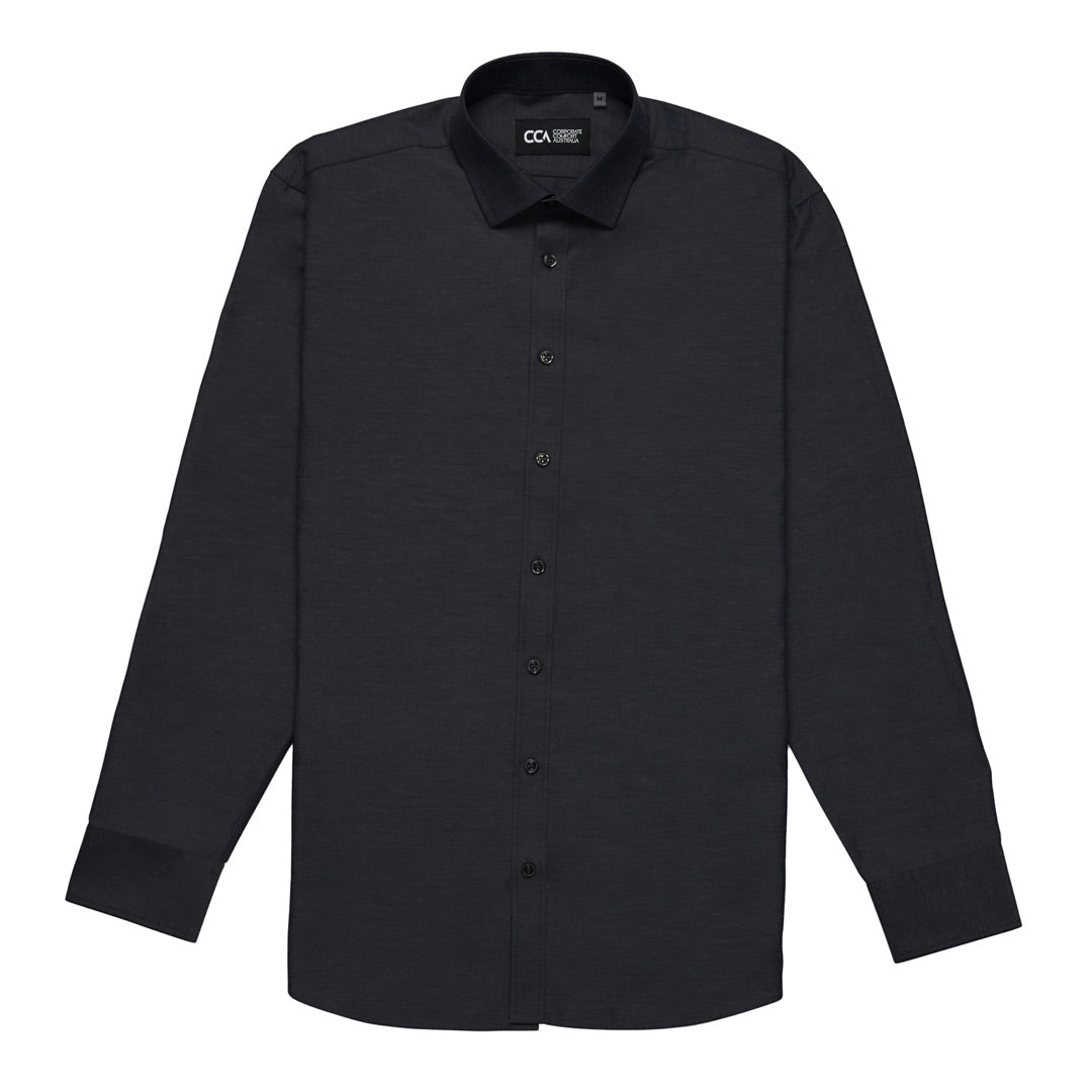 House of Uniforms The Comfort Shirt | Mens Corporate Comfort Black
