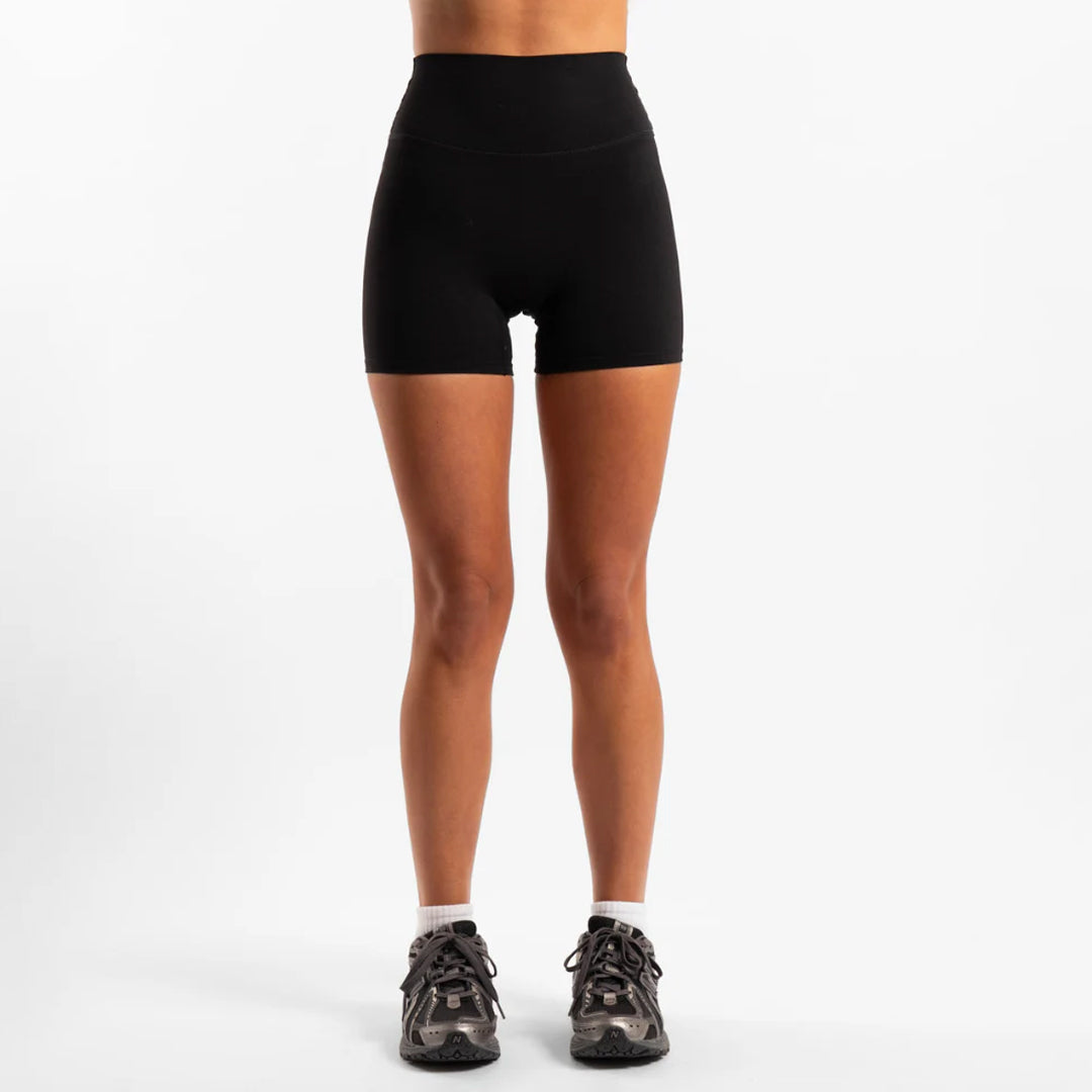 House of Uniforms Not Your Basic Shorts 4 Inch | Ladies Active Basics Black