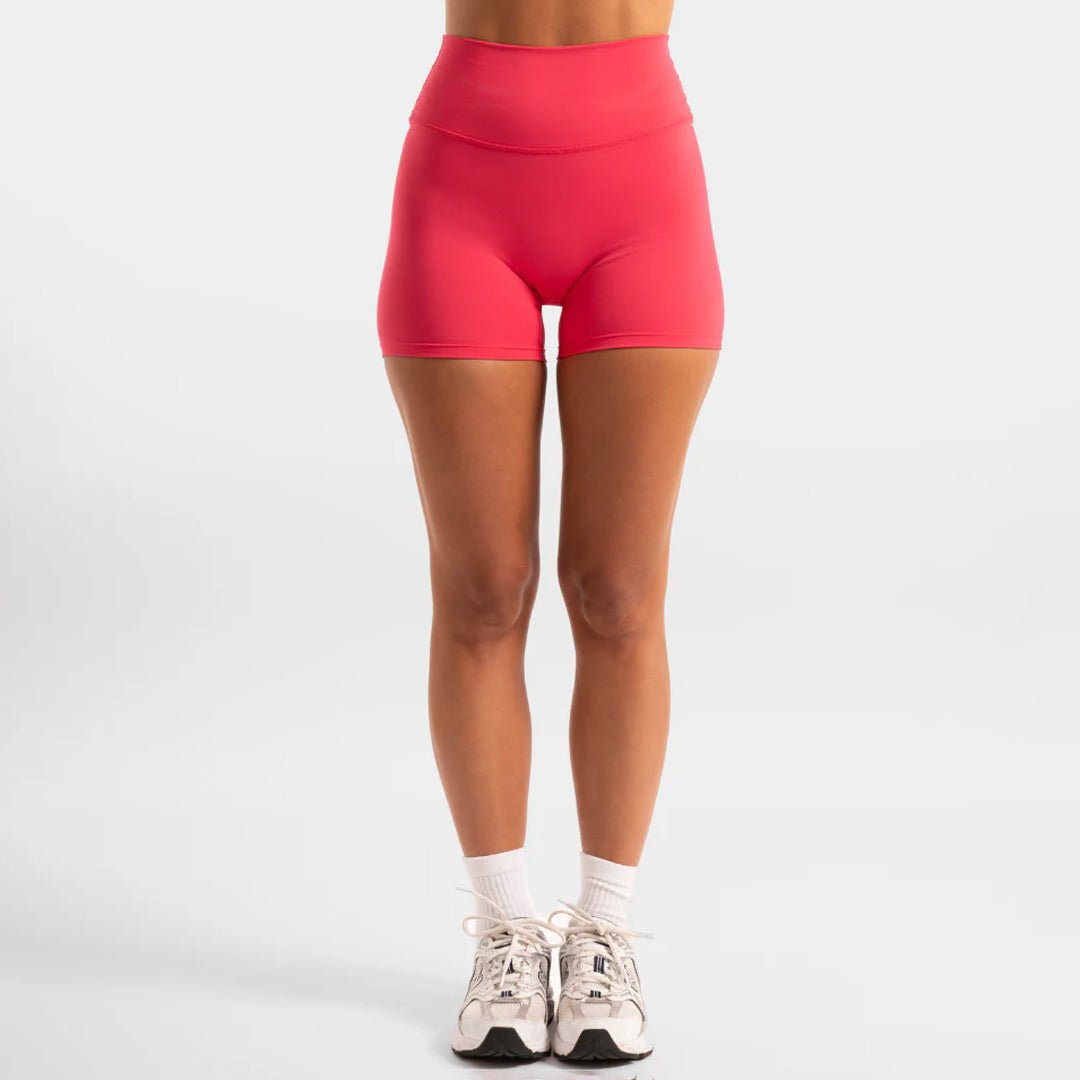 House of Uniforms Not Your Basic Shorts 4 Inch | Ladies Active Basics Raspberry
