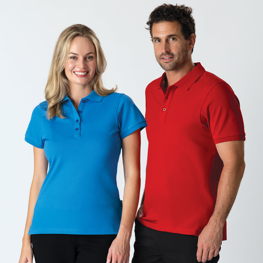 House of Uniforms The Oceanic Polo | Mens | Short Sleeve Stencil