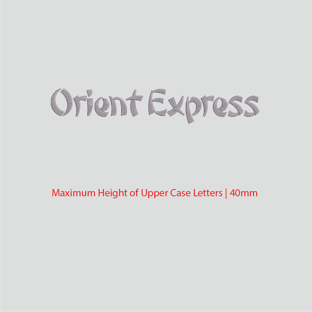 House of Uniforms Embroidery | Personal Names | Medium House of Uniforms Orient Express