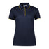 House of Uniforms The Focus Polo | Short Sleeve | Ladies Biz Collection Navy/Gold