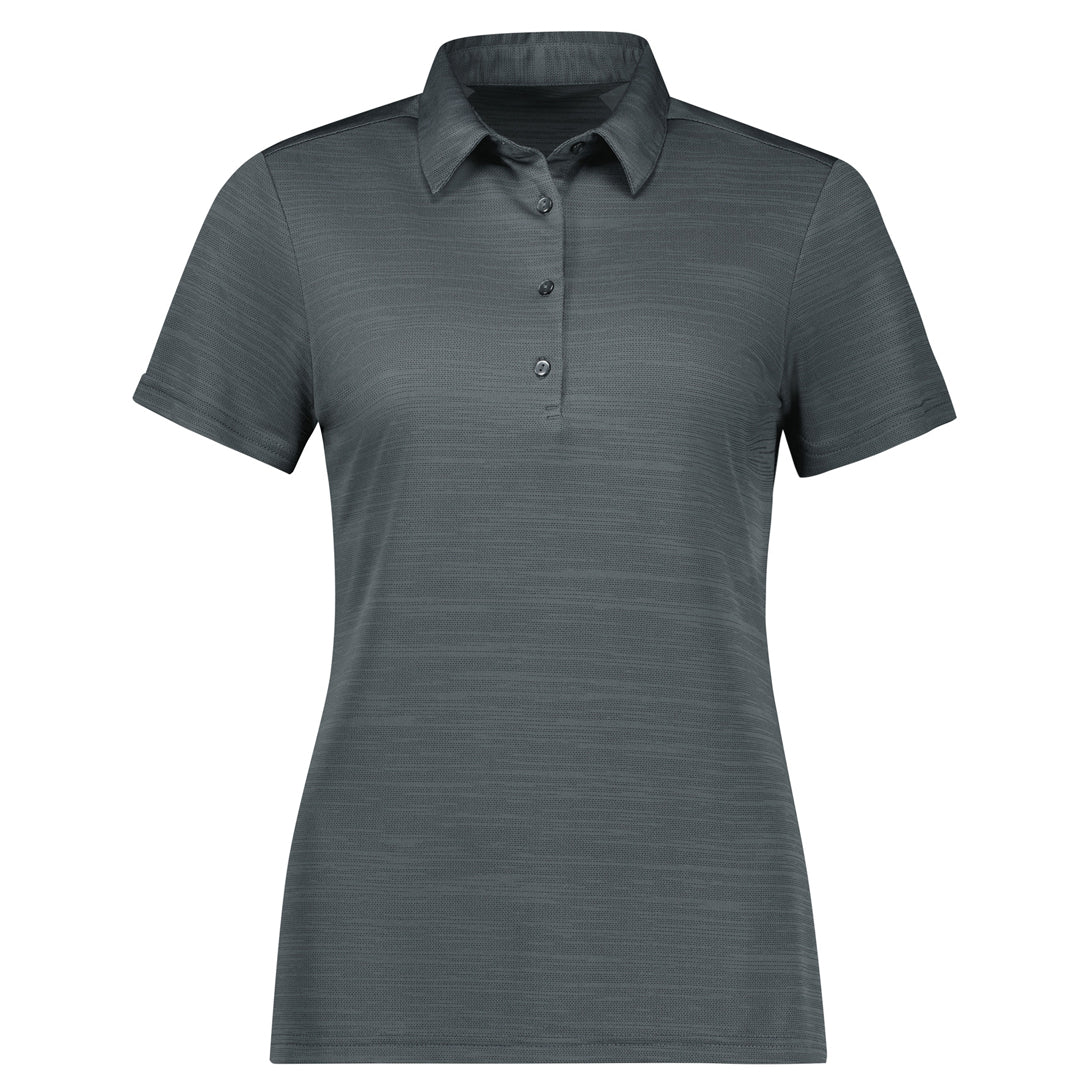 House of Uniforms The Orbit Polo | Ladies | Short Sleeve Biz Collection Dark Grey