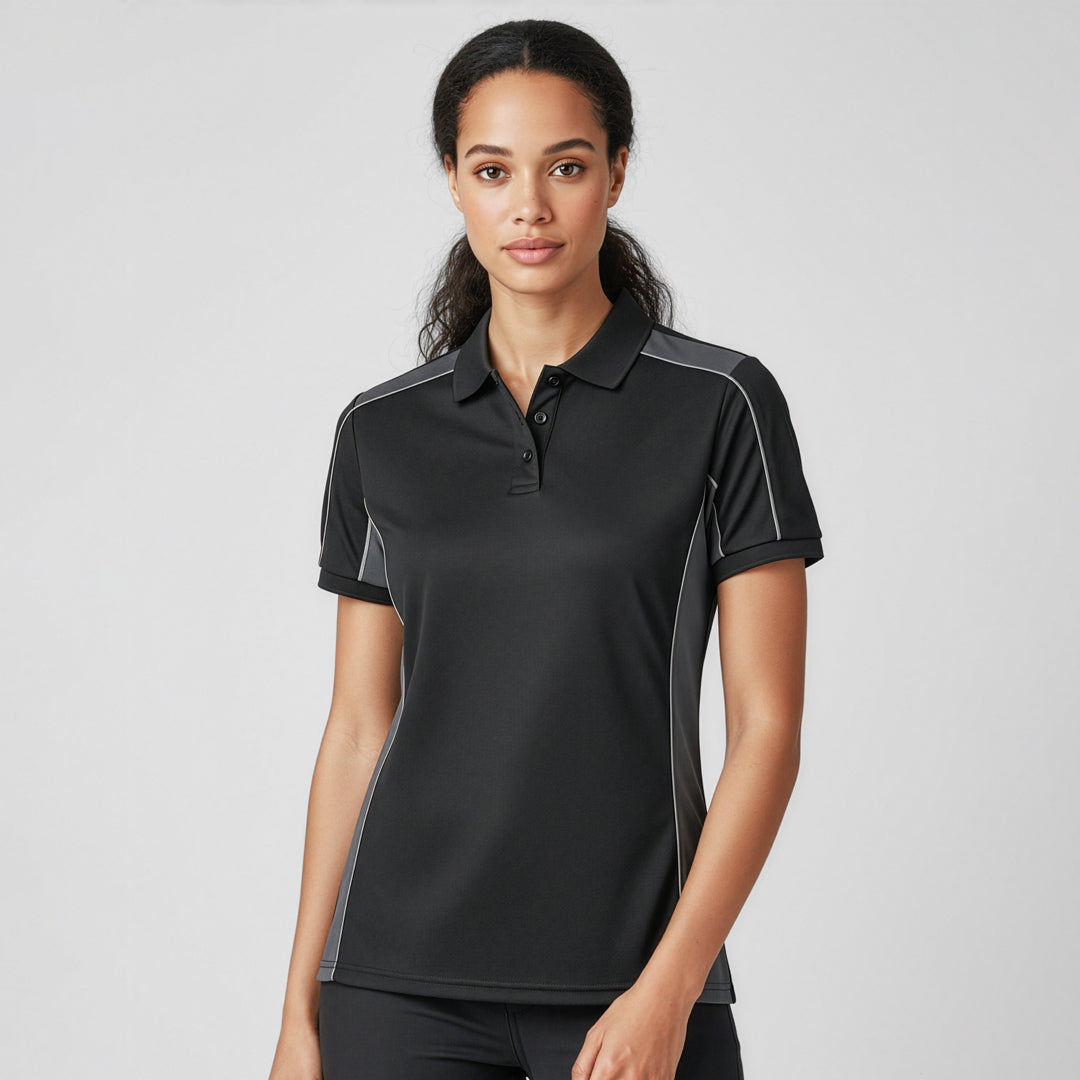 Biz Collection The Grid Polo | Adults | Short Sleeve Shirts & Tops