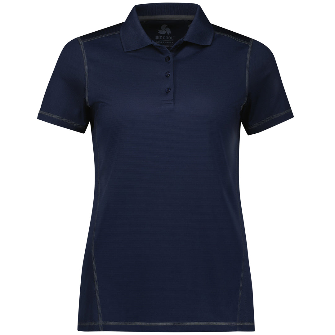 House of Uniforms The Dart Polo | Ladies | Short Sleeve Biz Collection Navy/Navy
