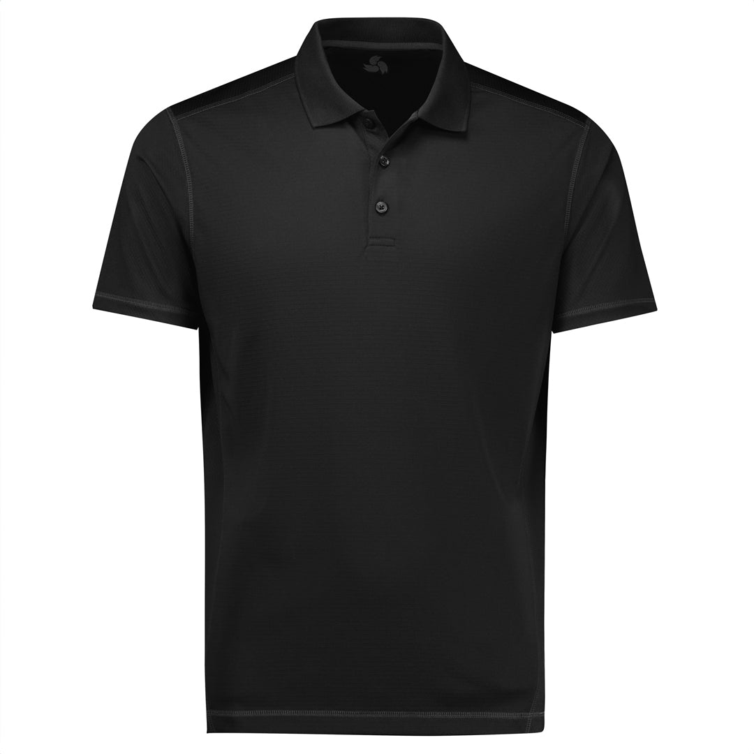 House of Uniforms The Dart Polo | Mens | Short Sleeve Biz Collection Black/Black
