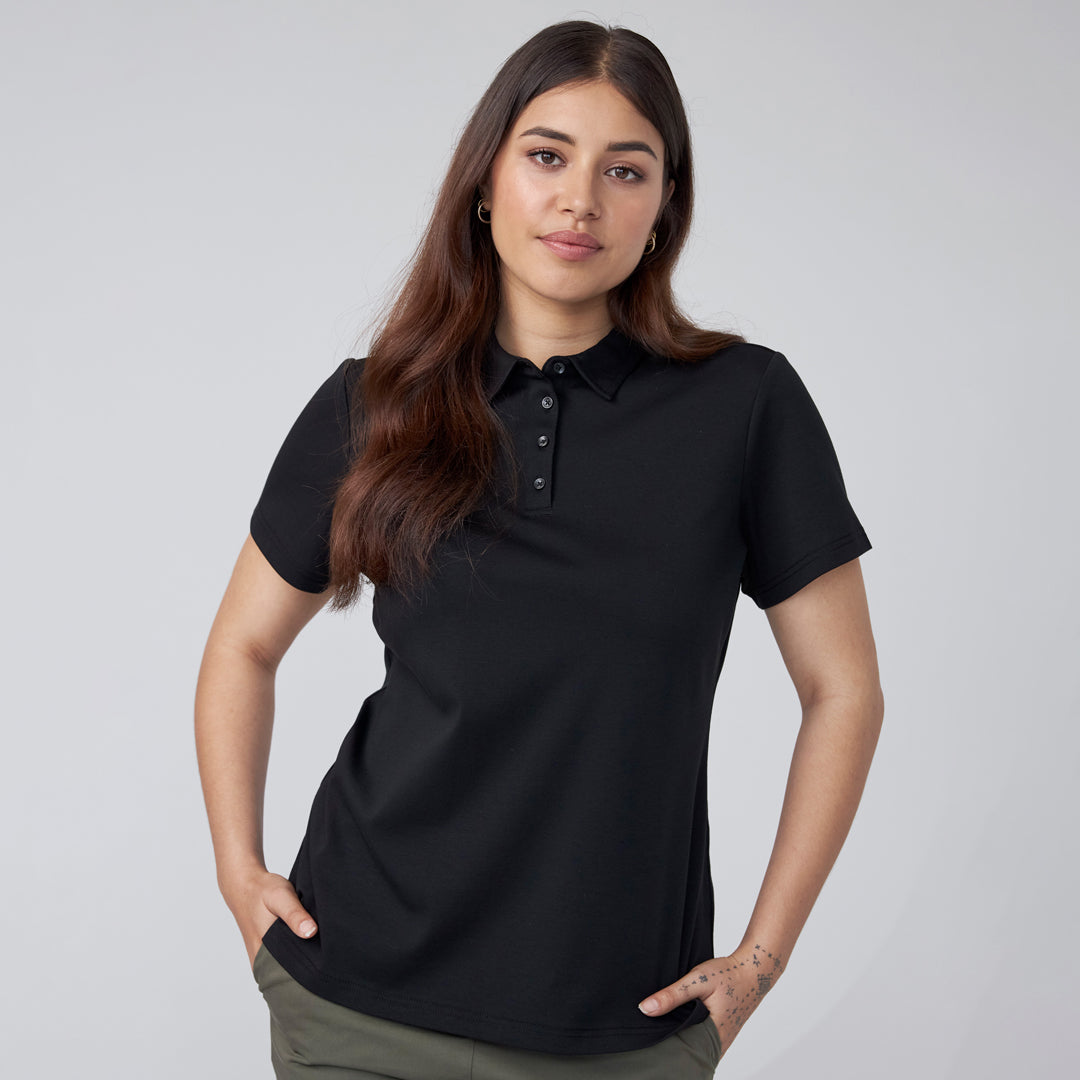 Biz Collection The Lotus Polo | Ladies | Short Sleeve Shirts & Tops