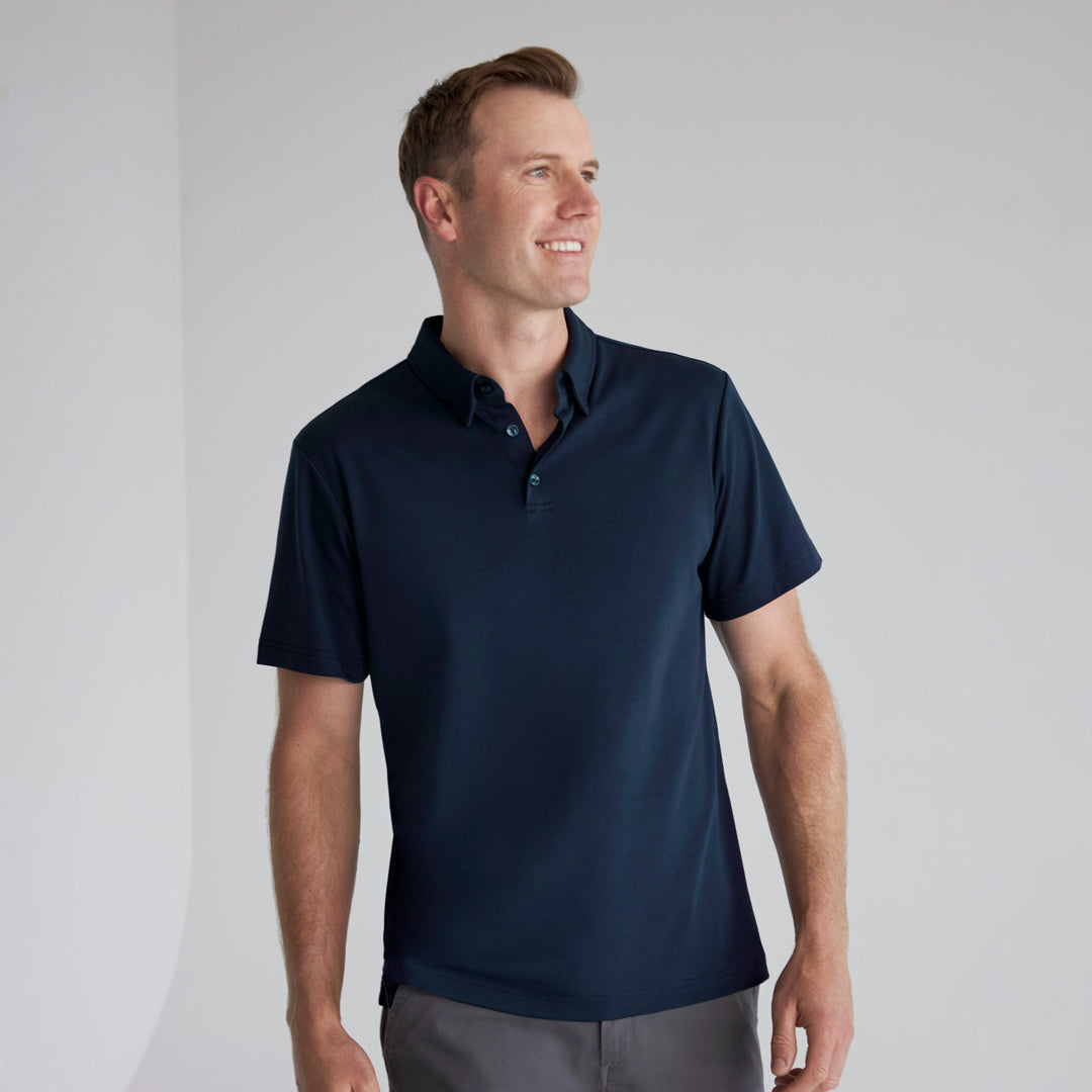 Biz Collection The Lotus Polo | Mens | Short Sleeve Shirts & Tops