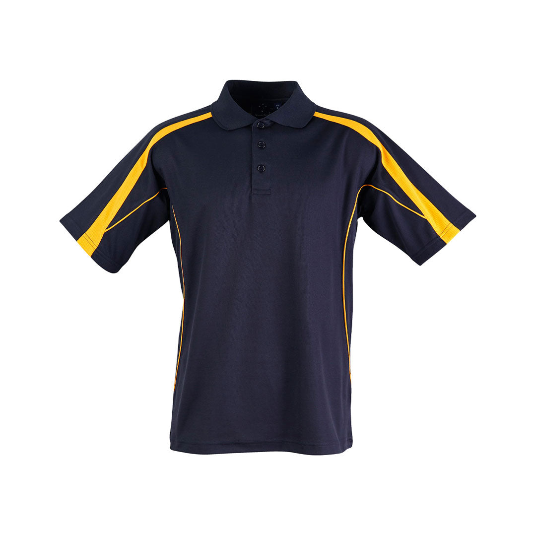 House of Uniforms The Legend Polo | Dark Colours | Kids | Short Sleeve Winning Spirit Navy/Gold