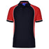 House of Uniforms The Arena Tri-Colour Polo | Mens Winning Spirit Navy/White/Red