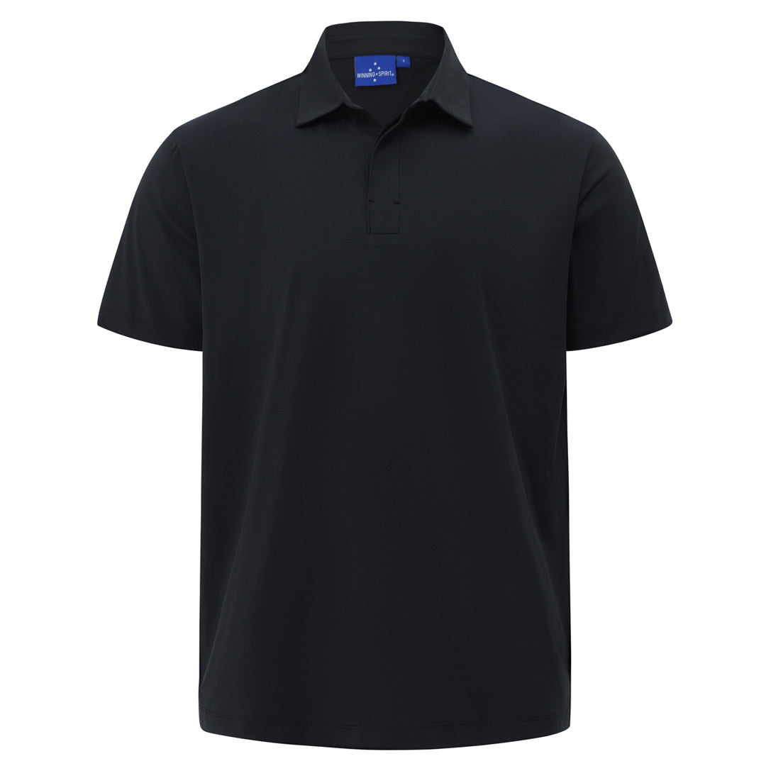 Winning Spirit The Graphene Polo | Mens | Short Sleeve Black Shirts & Tops