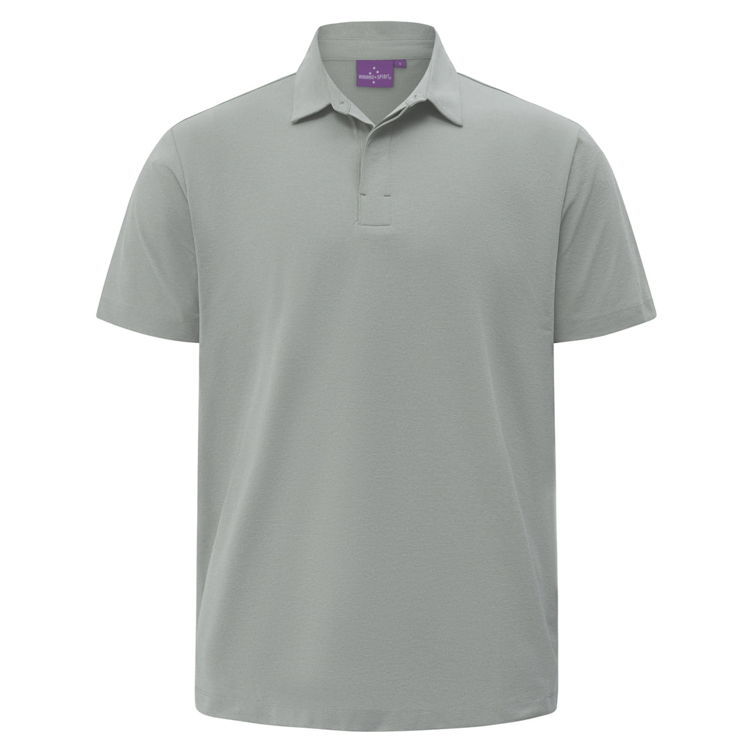 Winning Spirit The Graphene Polo | Mens | Short Sleeve Silver Shirts & Tops