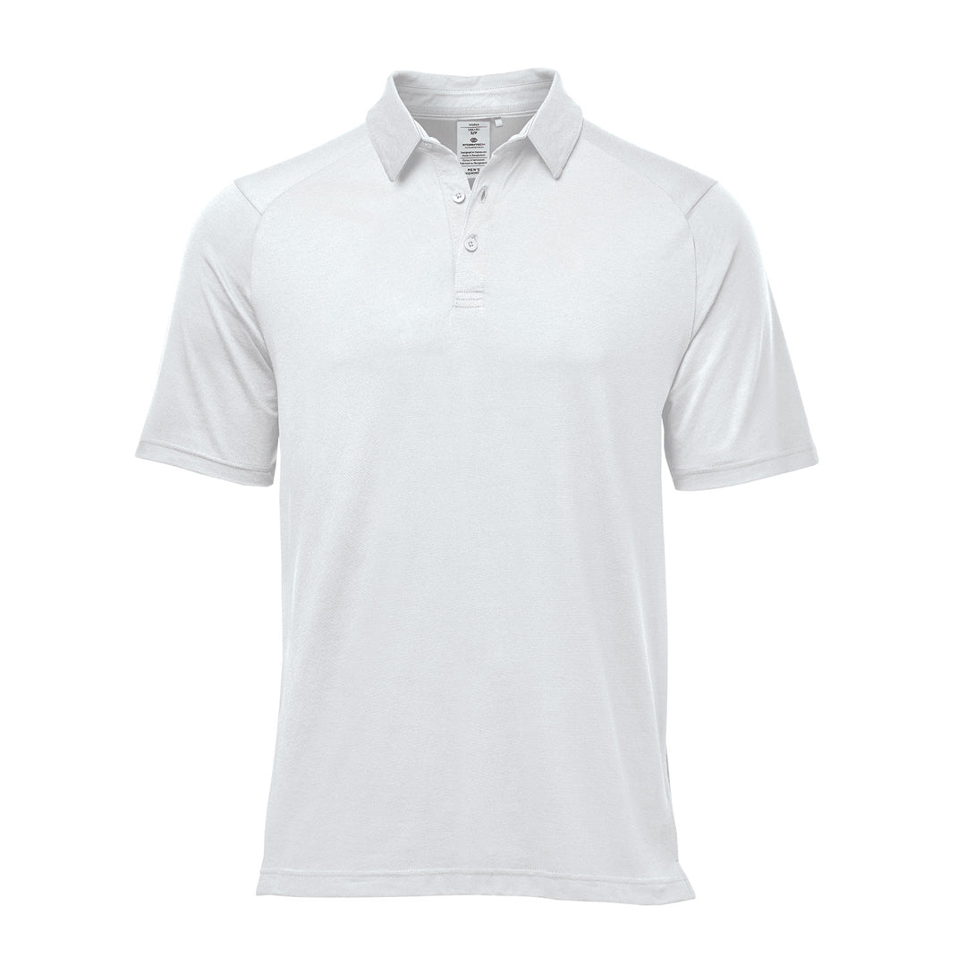 House of Uniforms The Oasis Polo | Mens | Short Sleeve Stormtech White