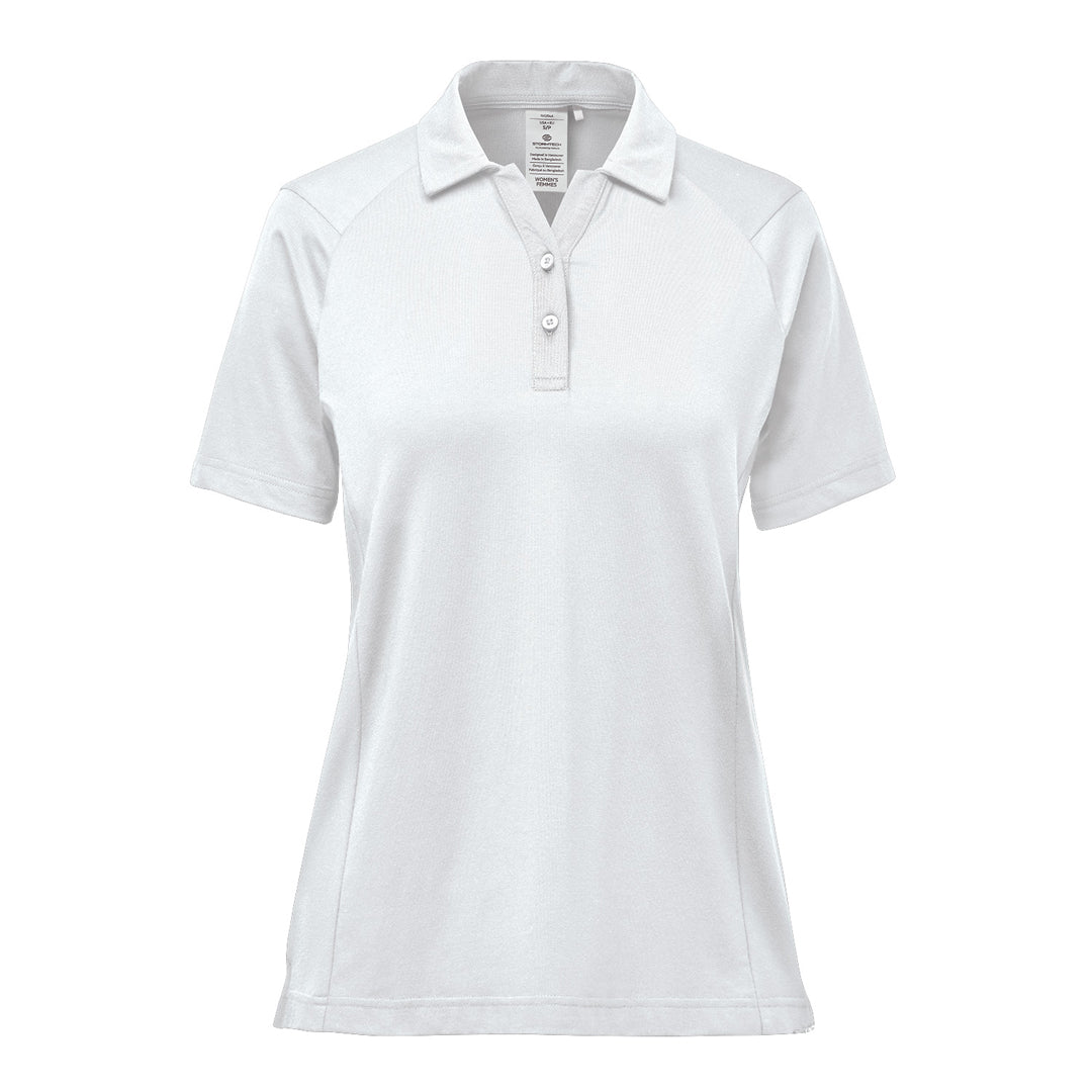 House of Uniforms The Oasis Polo | Ladies | Short Sleeve Stormtech White