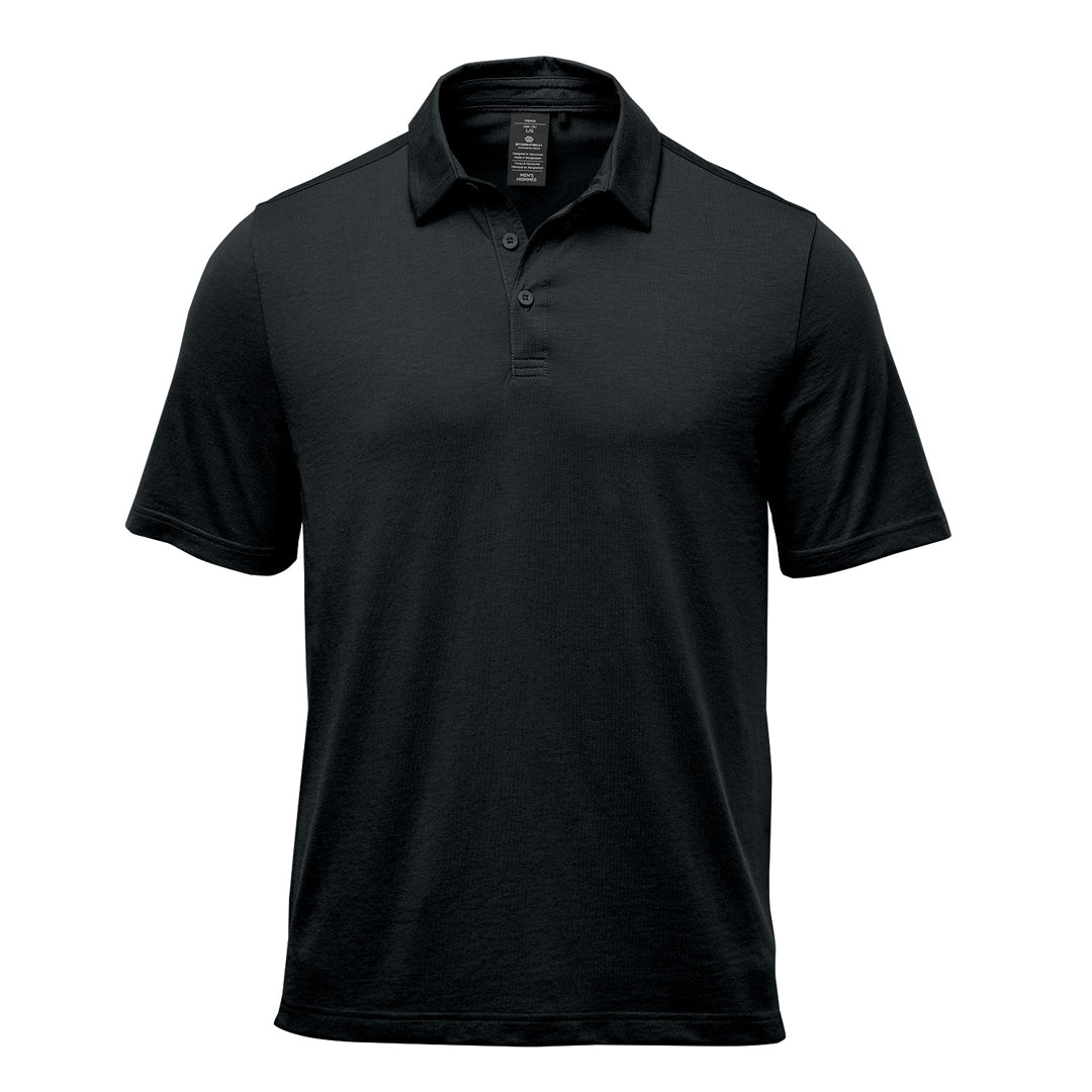 House of Uniforms The Settebello Polo | Short Sleeve | Mens Stormtech Black