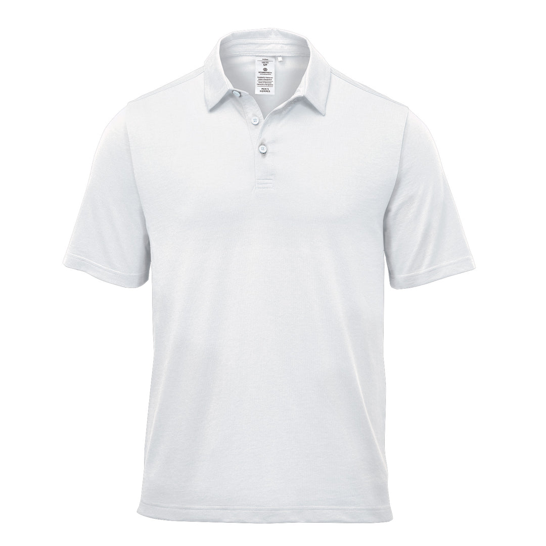 House of Uniforms The Settebello Polo | Short Sleeve | Mens Stormtech White