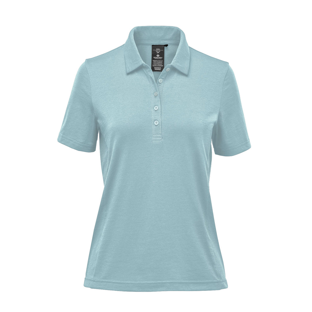 House of Uniforms The Settebello Polo | Short Sleeve | Ladies Stormtech Ice Blue